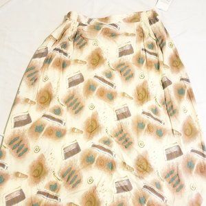 C.C. Hughes Full Length Pattern Skirt Sz. 20W NWT